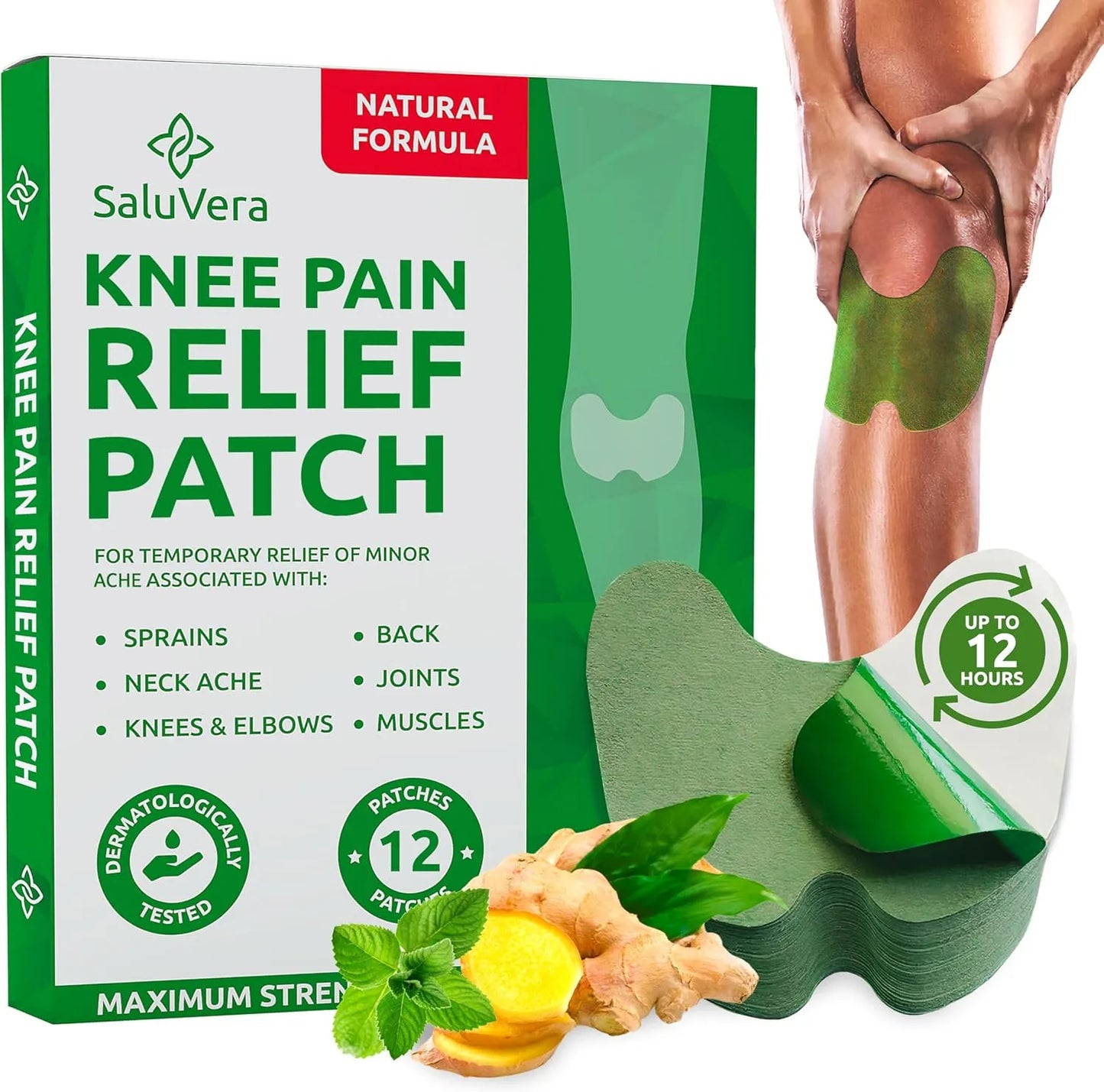 Warming Herbal Plaster Patches | Knee Patches | Heat Patches for Women & Men
