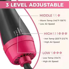 3 IN 1 Hot Air Brush One-Step Hair Dryer And Volumizer Styler and Dryer Blow Dryer Brush Professional 1000W Hair Dryers