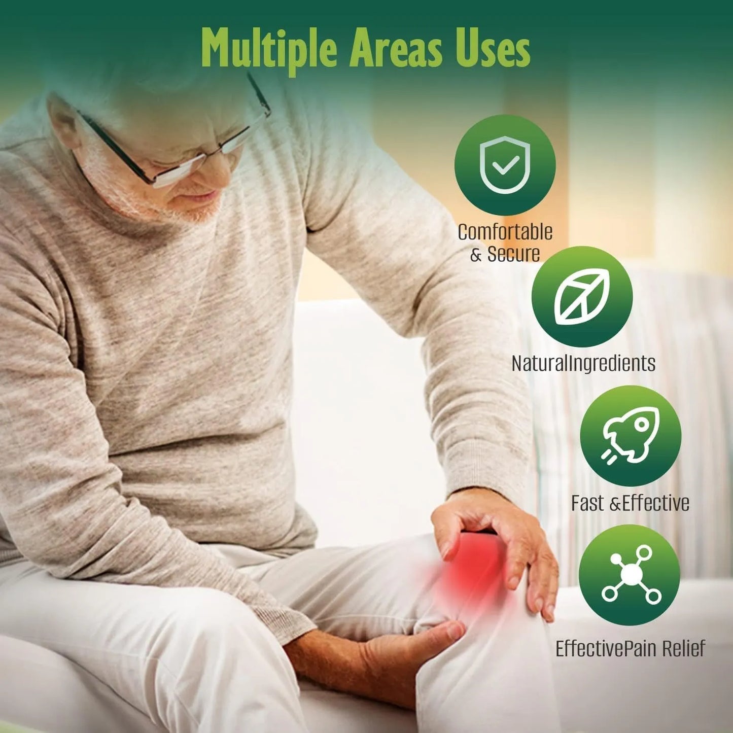 Warming Herbal Plaster Patches | Knee Patches | Heat Patches for Women & Men