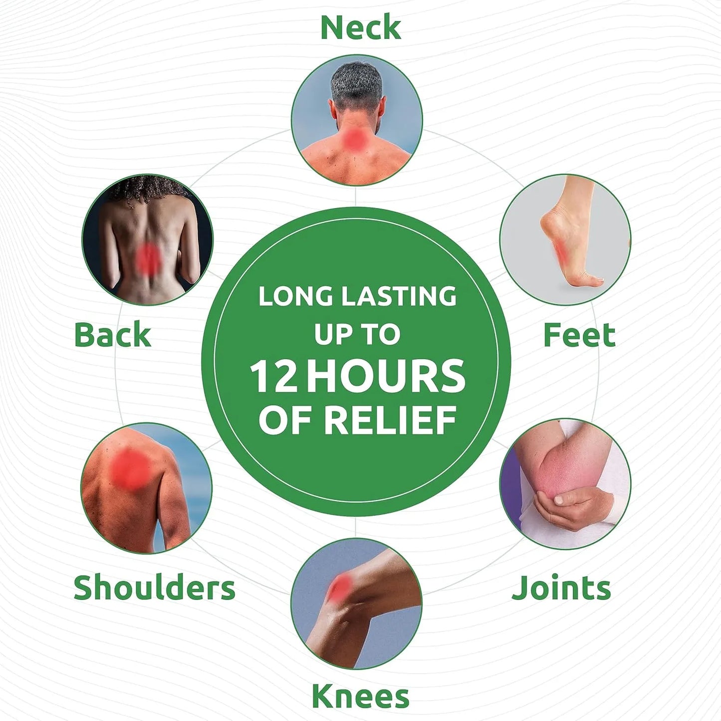 Warming Herbal Plaster Patches | Knee Patches | Heat Patches for Women & Men