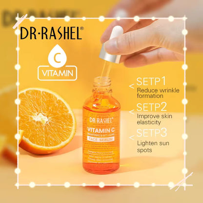 DR.RASHEL Brightening Anti Aging Firming Makeup Primer Vitamin C Serum For Face 50ml
