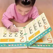 Kids Pen Control Practice Book Reusable Wipe Clean Fun Early Education Writing Training for Kindergarten Preschool Beginners