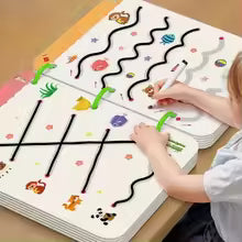 Kids Pen Control Practice Book Reusable Wipe Clean Fun Early Education Writing Training for Kindergarten Preschool Beginners