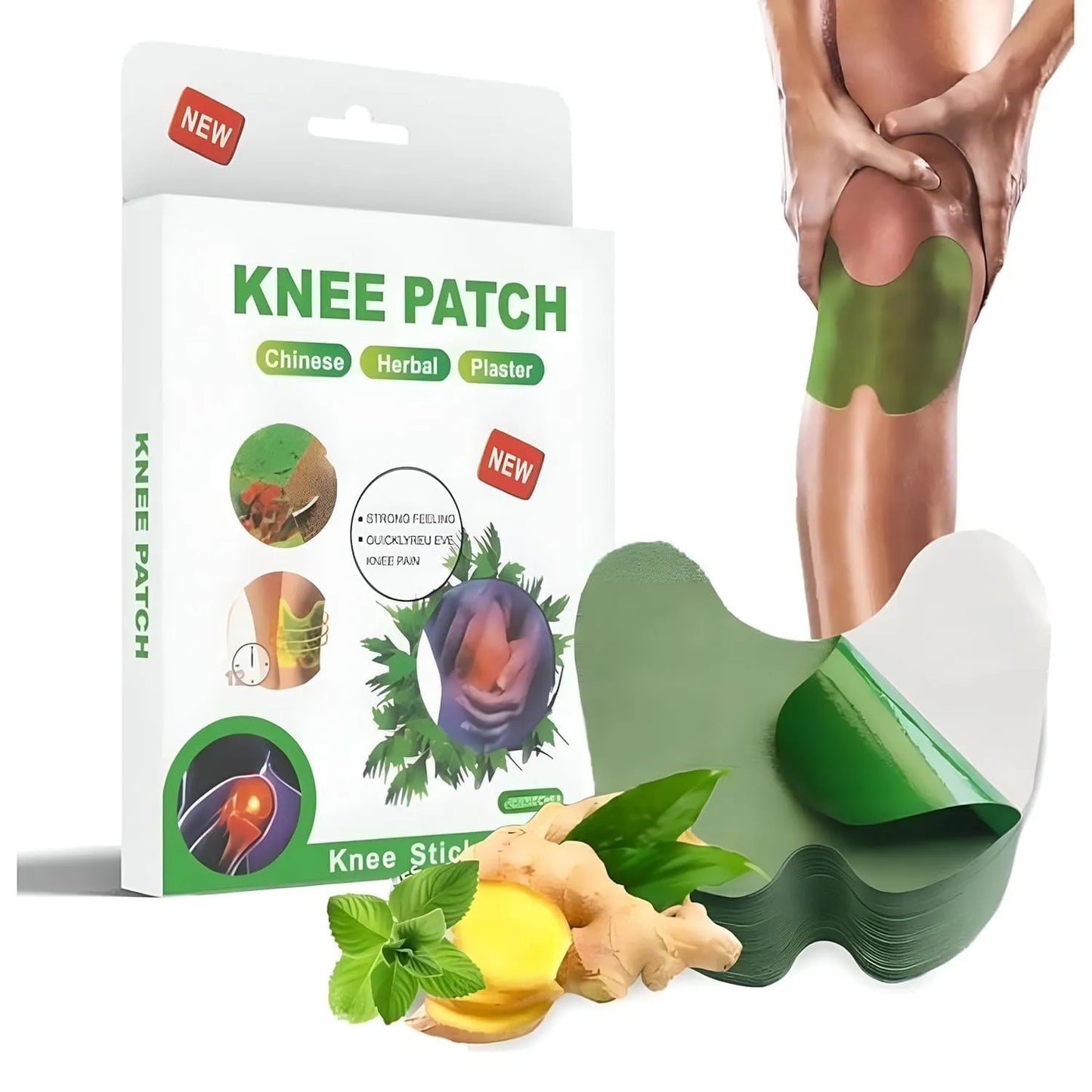 Warming Herbal Plaster Patches | Knee Patches | Heat Patches for Women & Men